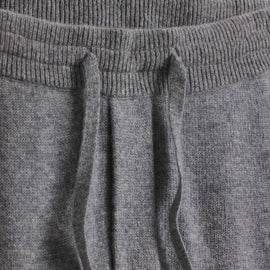 Recycled Cashmere Trucker Pant with Pockets in Heather Grey | James Perse Los Angeles