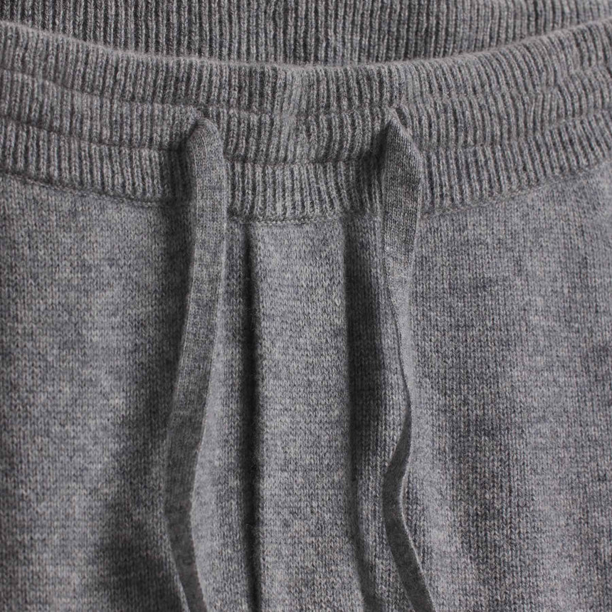 Recycled Cashmere Trucker Pant with Pockets in Heather Grey | James Perse Los Angeles