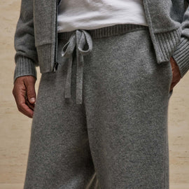 Cashmere Track Pant in Heather Grey | James Perse Los Angeles