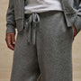 Cashmere Track Pant in Heather Grey | James Perse Los Angeles