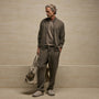 Cashmere Track Pant in Stag | James Perse Los Angeles