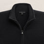 Recycled Cashmere Full Zip Sweater in Black | James Perse Los Angeles