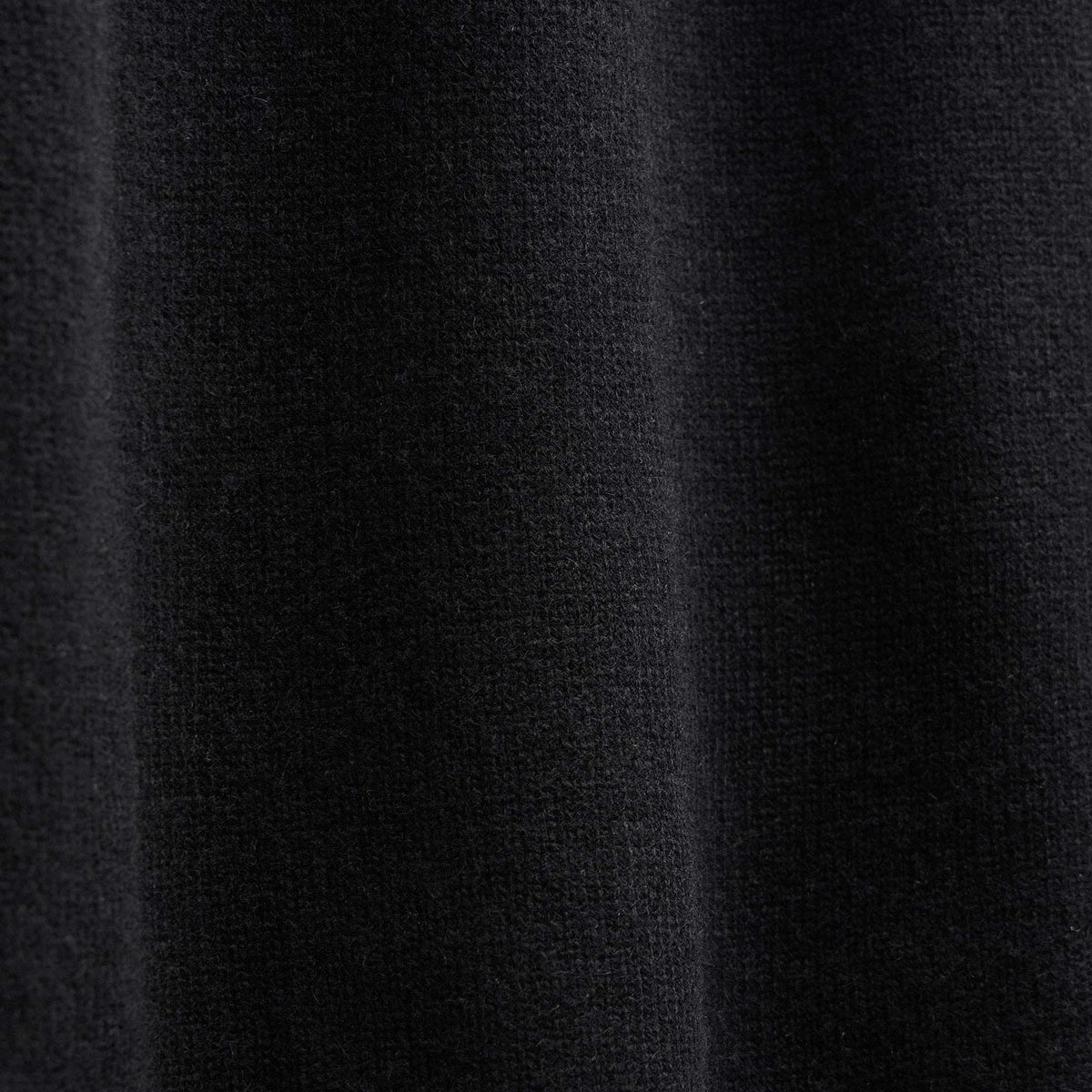 Recycled Cashmere Full Zip Sweater in Black | James Perse Los Angeles