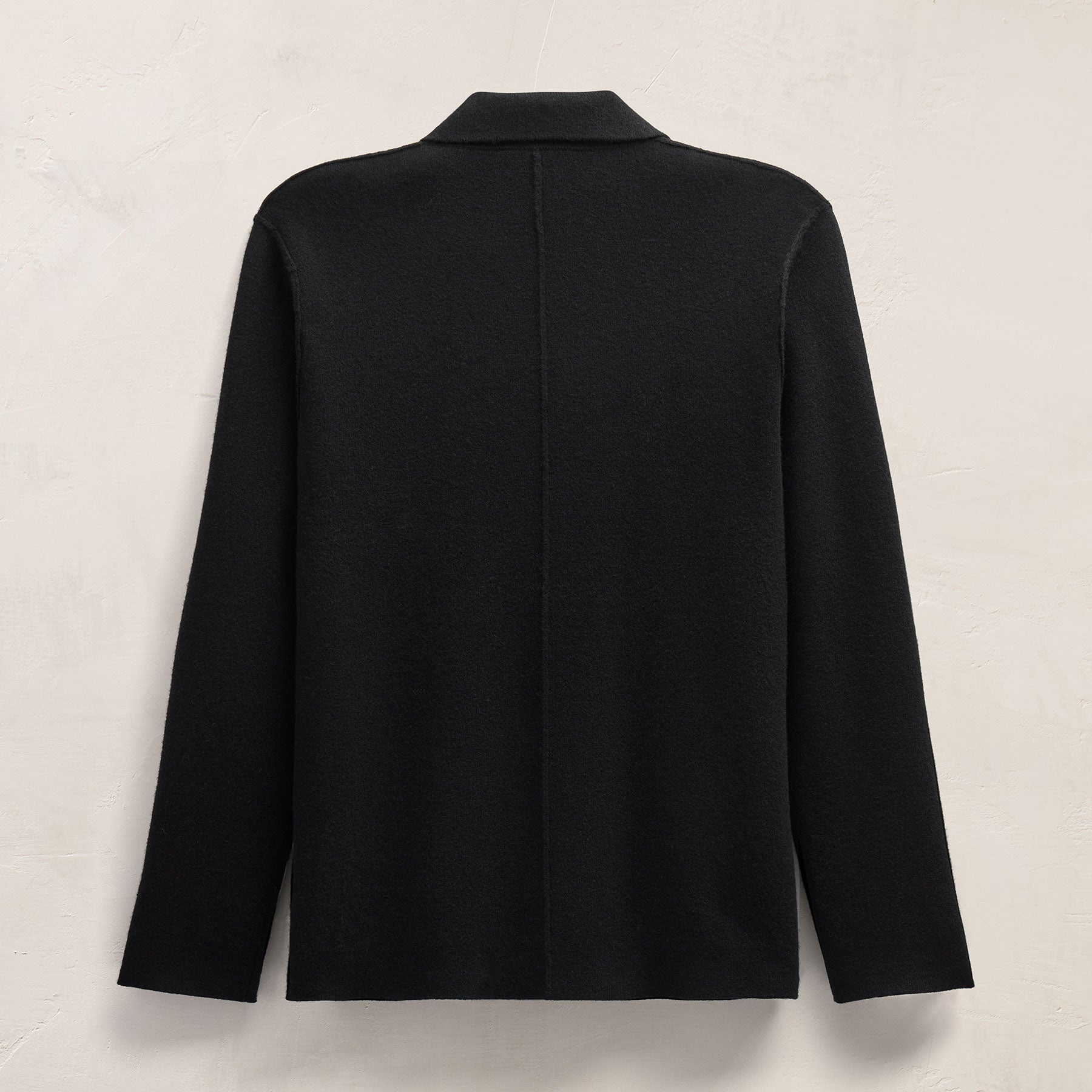 Double Breasted Cashmere Blazer in Black | James Perse Los Angeles FLAT