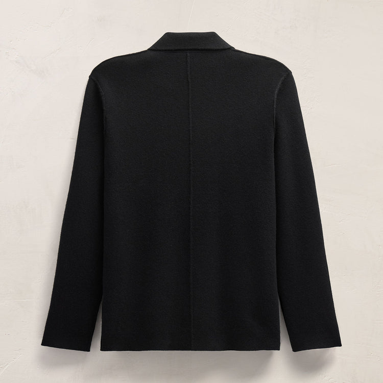 Double Breasted Cashmere Blazer in Black | James Perse Los Angeles