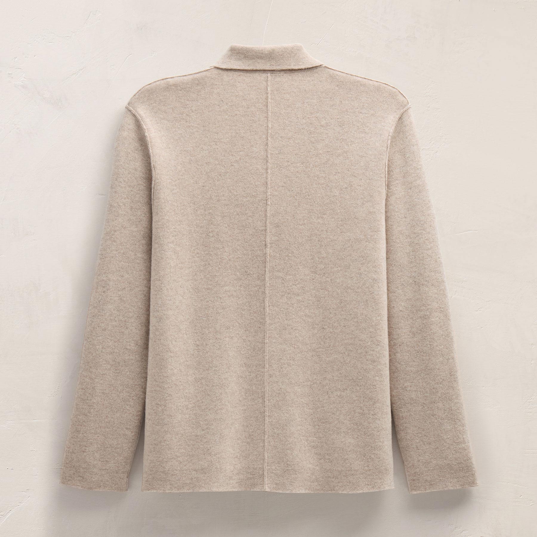 Double Breasted Cashmere Blazer in Stone | James Perse Los Angeles FLAT