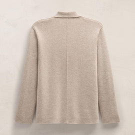 Double Breasted Cashmere Blazer in Stone | James Perse Los Angeles FLAT