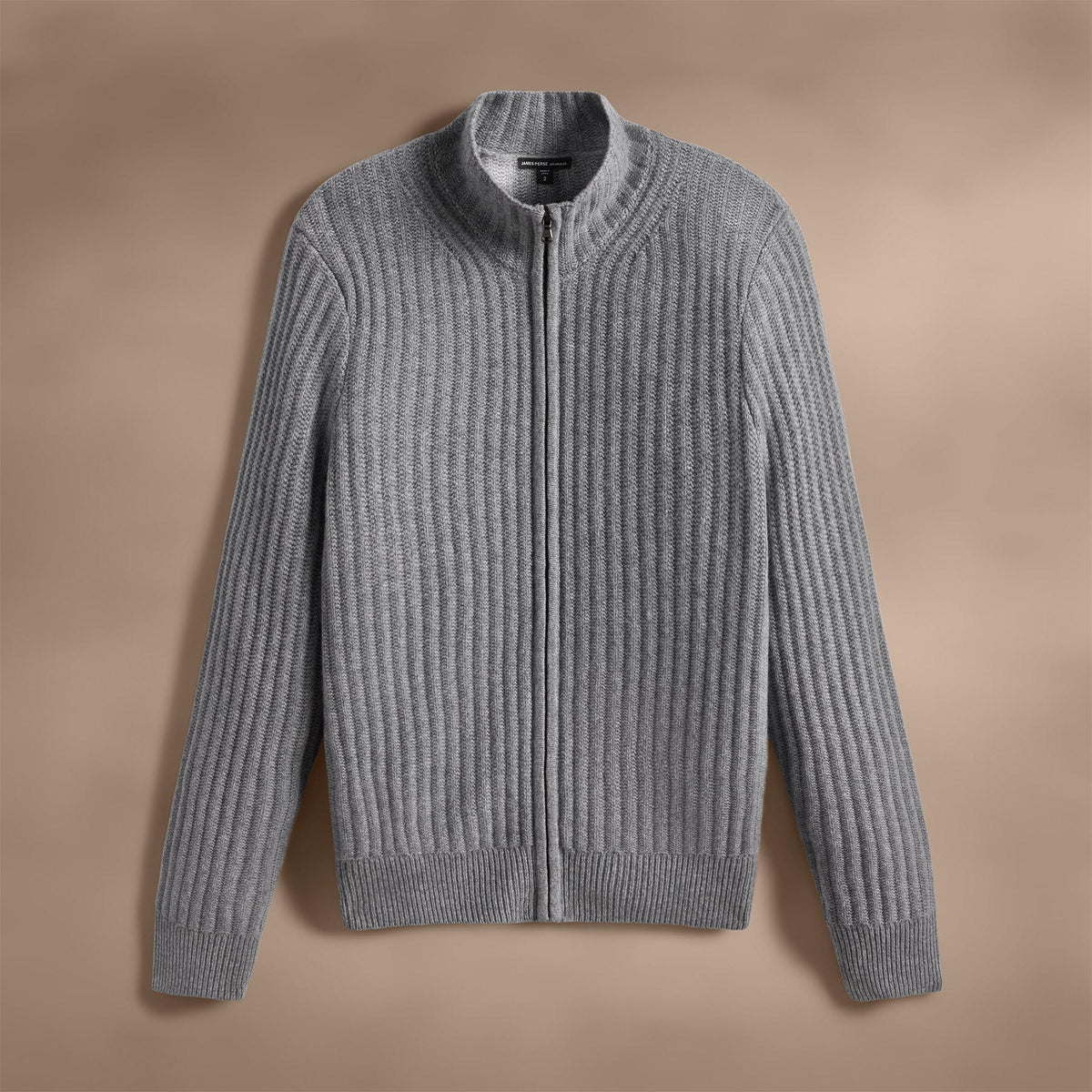 Recycled Cashmere Cardigan in Heather Grey | James Perse Los Angeles