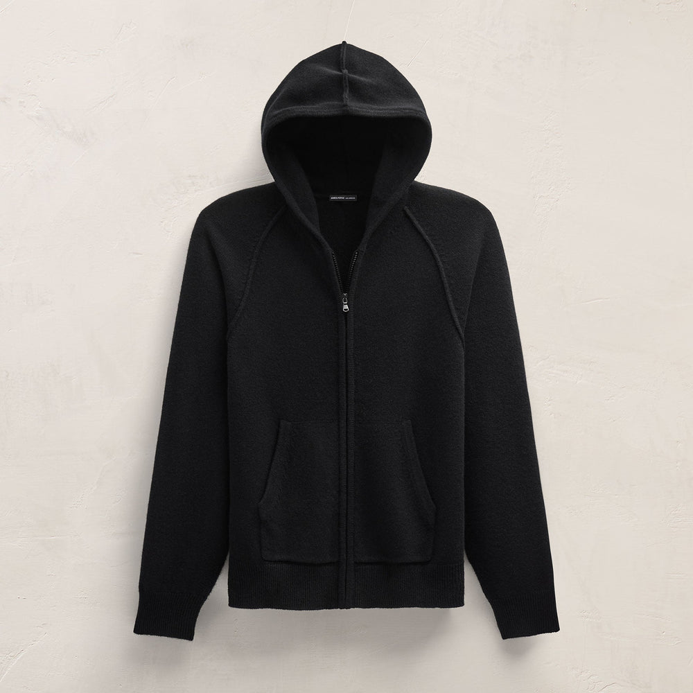 Recycled Cashmere Jacket in Black | James Perse Los Angeles FLAT