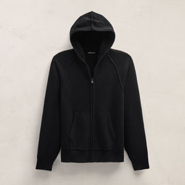 Recycled Cashmere Jacket in Black | James Perse Los Angeles FLAT