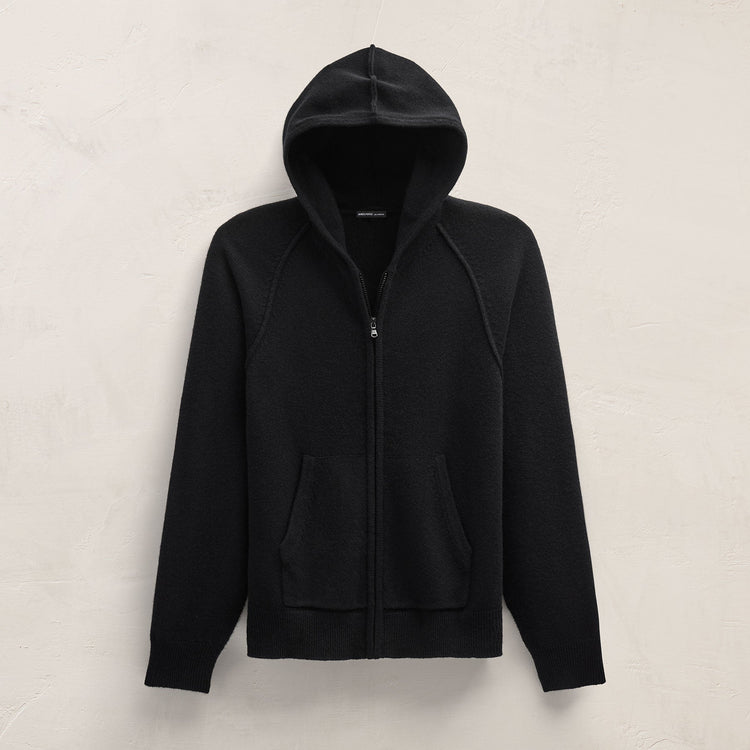 Recycled Cashmere Jacket in Black | James Perse Los Angeles