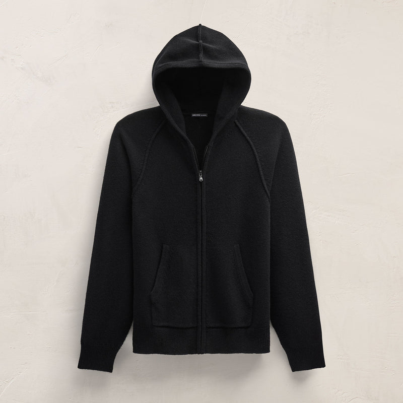 Recycled Cashmere Jacket in Black | James Perse Los Angeles FLAT