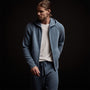 Recycled Cashmere Jacket in Denim | James Perse Los Angeles