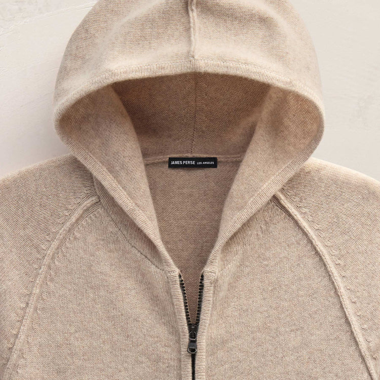 Recycled Cashmere Jacket in Stone | James Perse Los Angeles