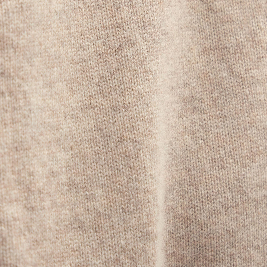 Recycled Cashmere Track Jacket in Stone | James Perse Los Angeles FLAT