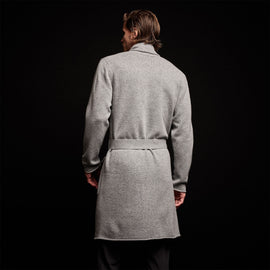Recycled Cashmere Robe in Heather Grey | James Perse Los Angeles