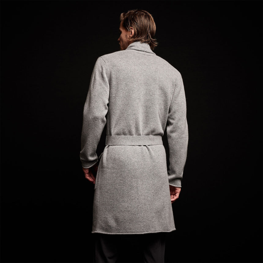 Recycled Cashmere Robe in Heather Grey | James Perse Los Angeles