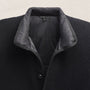 Recycled Cashmere Carcoat in Black/Black | James Perse Los Angeles