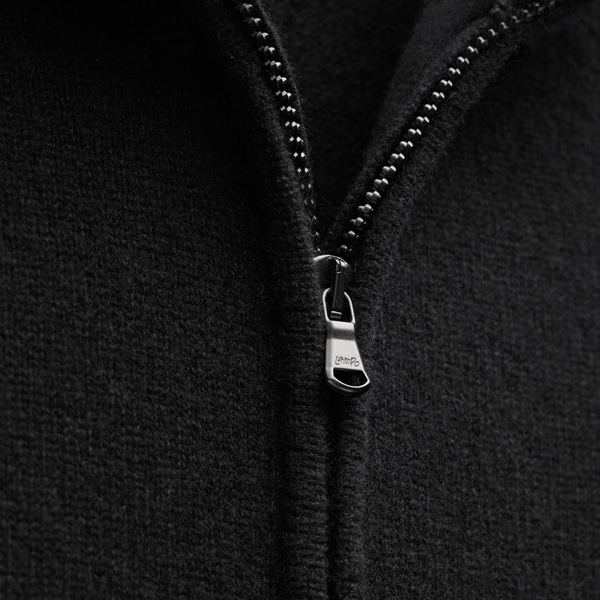 Cashmere Track Jacket in Black | James Perse Los Angeles