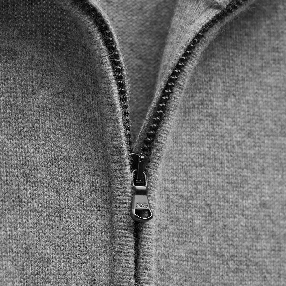 Cashmere Track Jacket in Heather Grey | James Perse Los Angeles