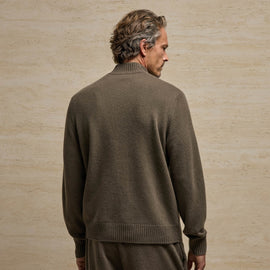 Cashmere Track Jacket in Stag | James Perse Los Angeles