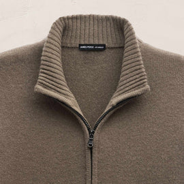 Cashmere Track Jacket in Stag | James Perse Los Angeles