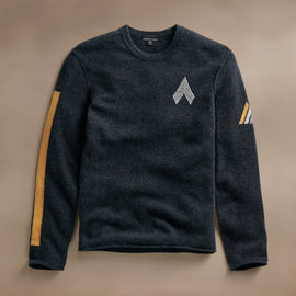 Abstract Graphic Sweater  in Coal/Comet | James Perse Los Angeles