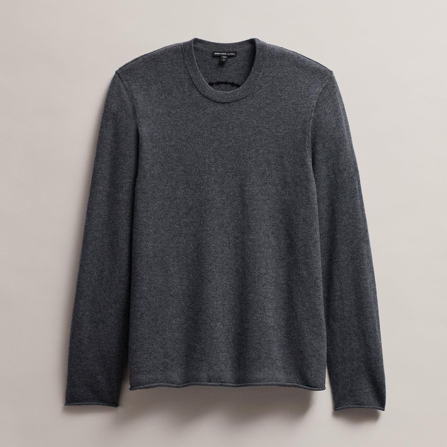 Men's Grateful Dead Recycled Cashmere Sweater in Flannel/Black | James Perse Los Angeles