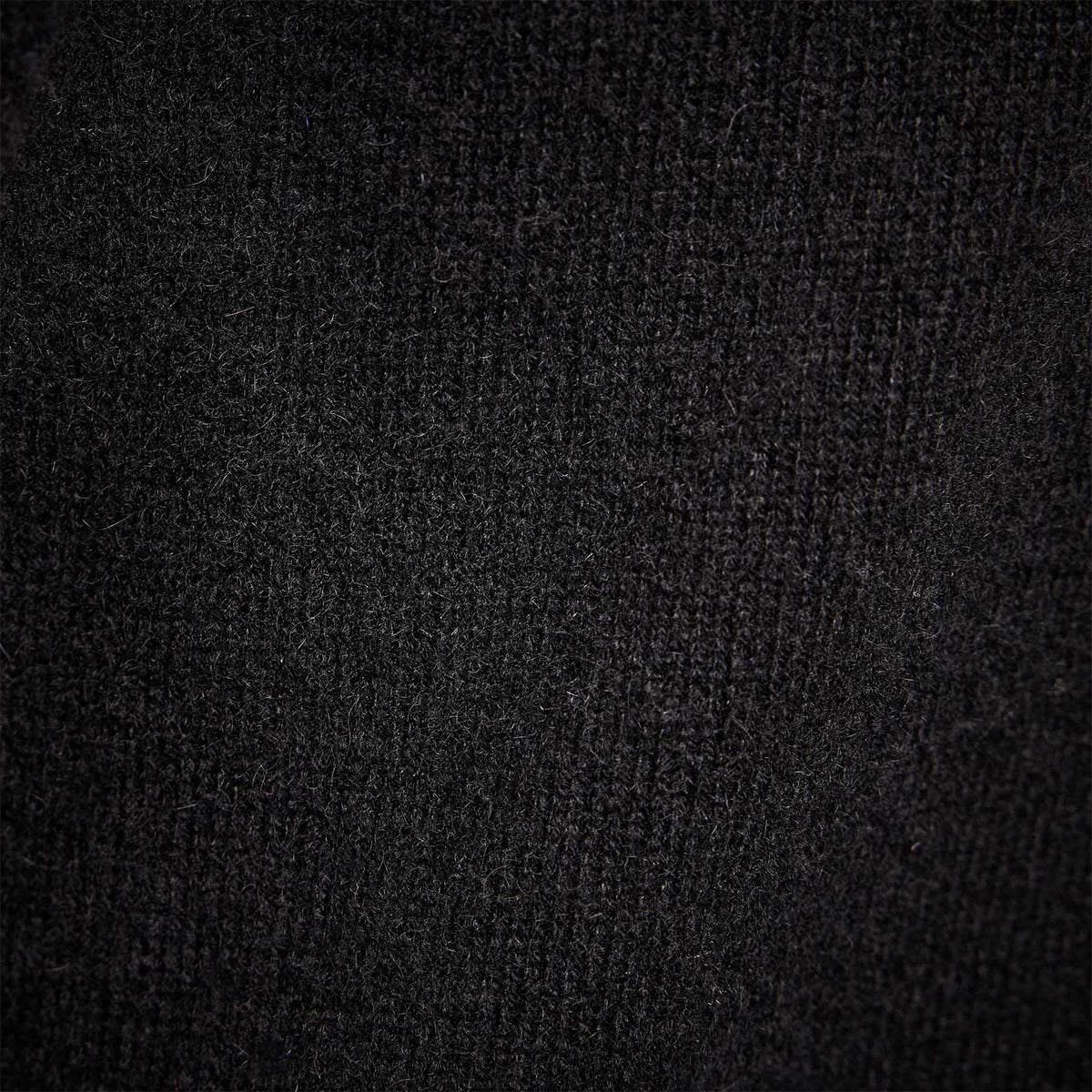 Recycled Cashmere Crew Neck Sweater in Black | James Perse Los Angeles