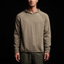 Recycled Cashmere Hooded Sweater in Ammo | James Perse Los Angeles