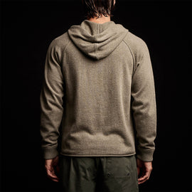 Recycled Cashmere Hooded Sweater in Ammo | James Perse Los Angeles