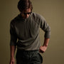 Recycled Cashmere Hooded Sweater in Ammo | James Perse Los Angeles