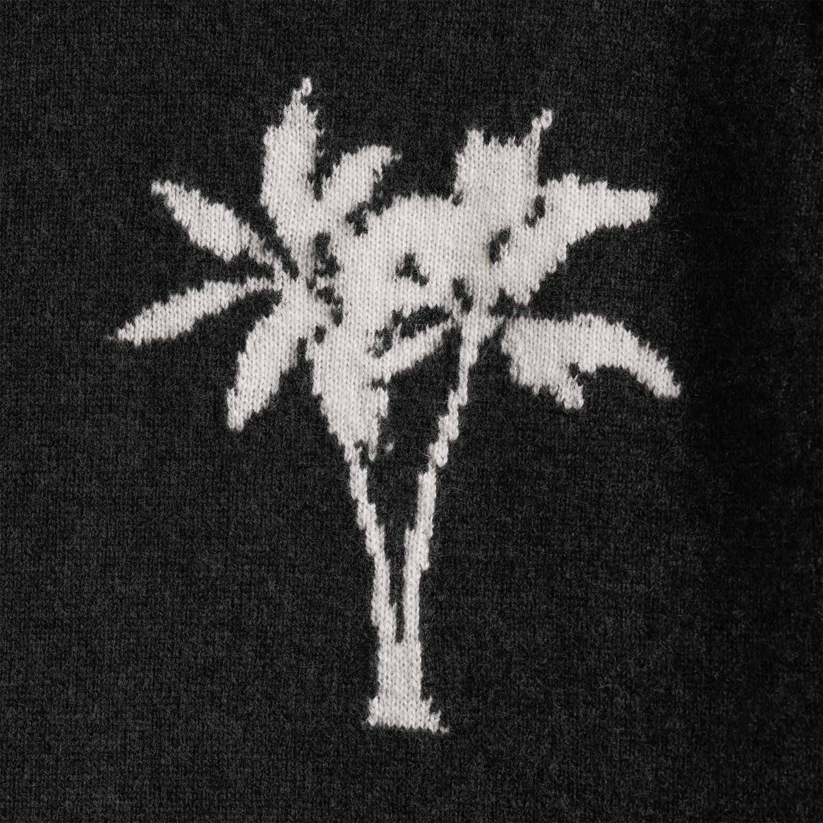 Recycled Cashmere Intarsia in Coal | James Perse Los Angeles