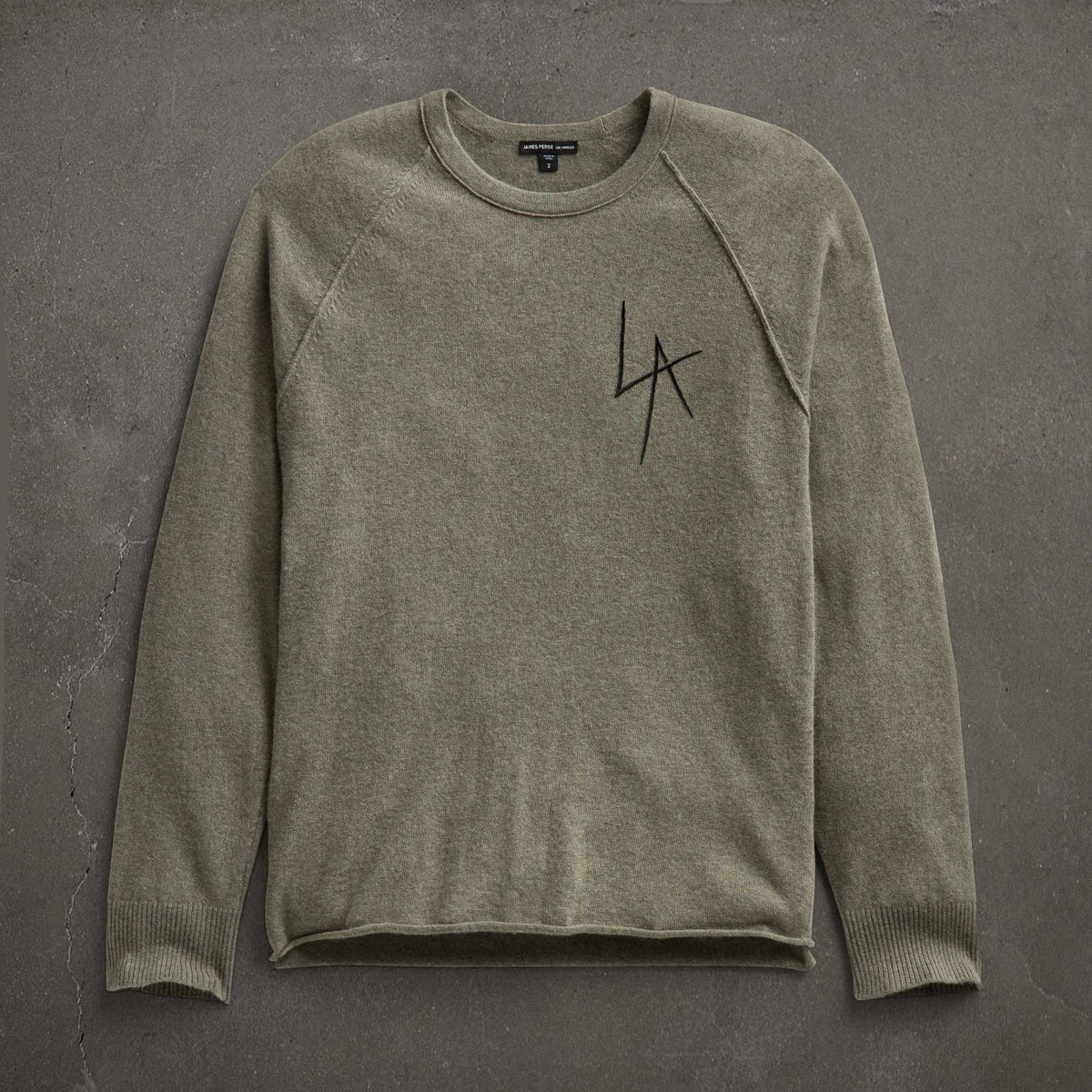 JP x LA in Rbc Raglan in Ammo | James Perse Los Angeles