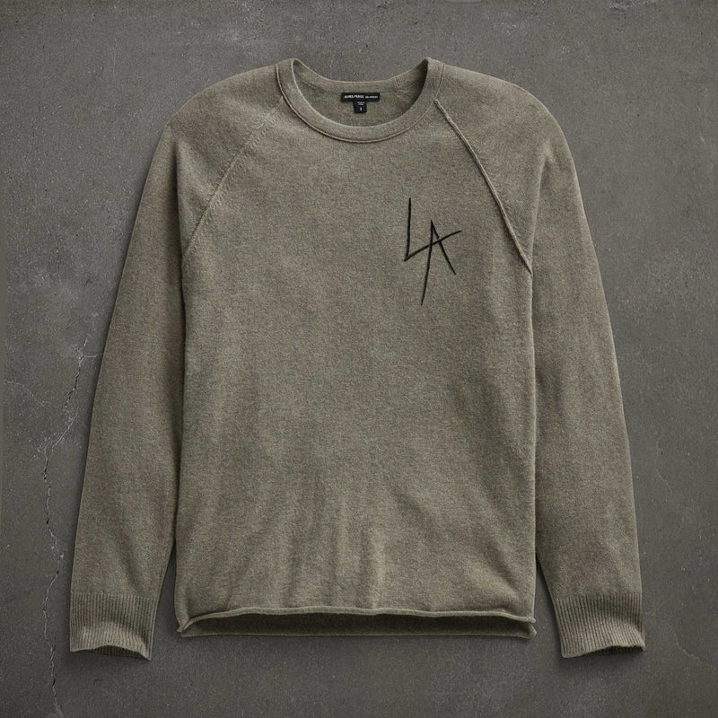 JP x LA in Rbc Raglan in Ammo | James Perse Los Angeles