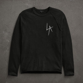 JP x LA in Rbc Raglan in Black | James Perse Los Angeles