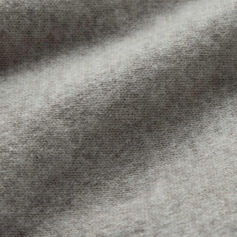 Rcld Cashmere Palm Intarsia Raglan in Stone/Black | James Perse Los Angeles