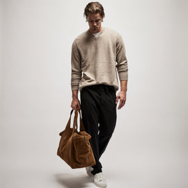Cashmere V Neck Sweater in Coyote | James Perse Los Angeles