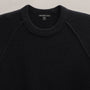 Recycled Cashmere Raglan Crew in Black | James Perse Los Angeles