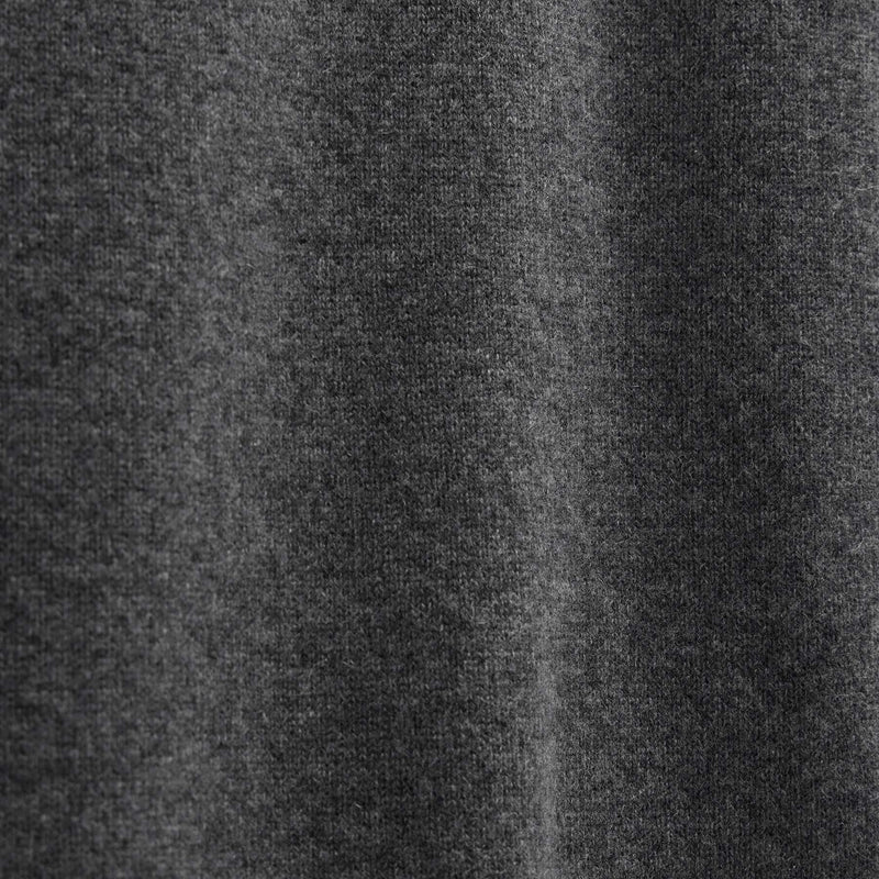 Recycled Cashmere Raglan Crew in Flannel | James Perse Los Angeles FLAT