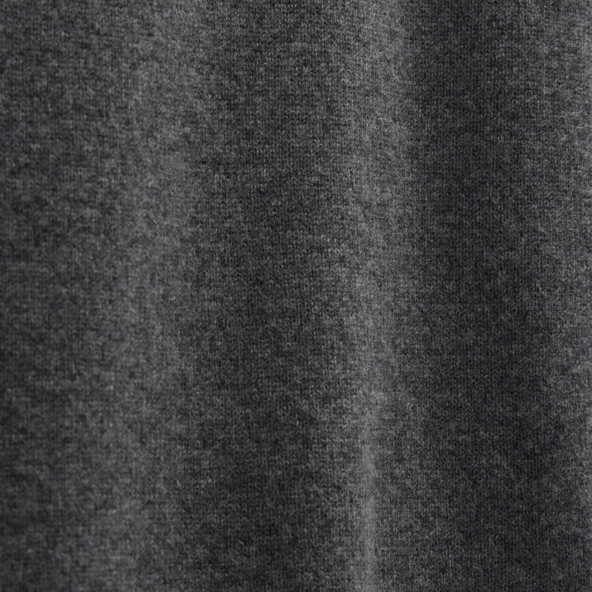 Recycled Cashmere Raglan Crew in Flannel | James Perse Los Angeles FLAT