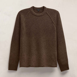 Recycled Cashmere Raglan Crew in Porcupine | James Perse Los Angeles