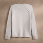 Recycled Cashmere Raglan Crew in Pearl | James Perse Los Angeles
