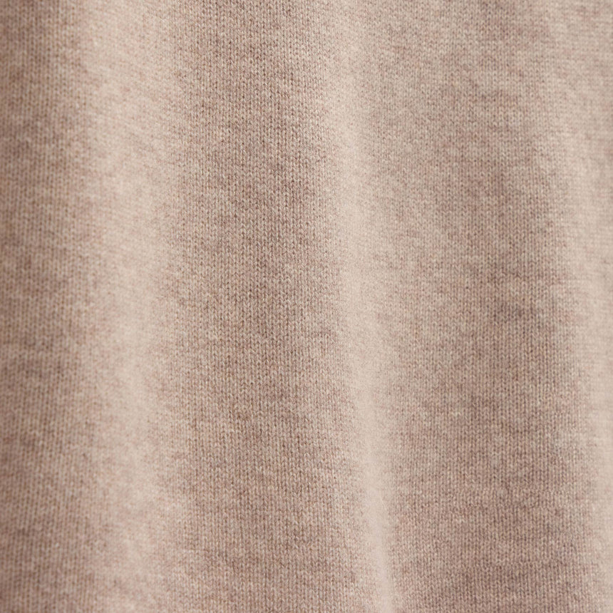 Recycled Cashmere Raglan Crew in Stone | James Perse Los Angeles