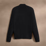 Recycled Cashmere Half Zip in Black | James Perse Los Angeles