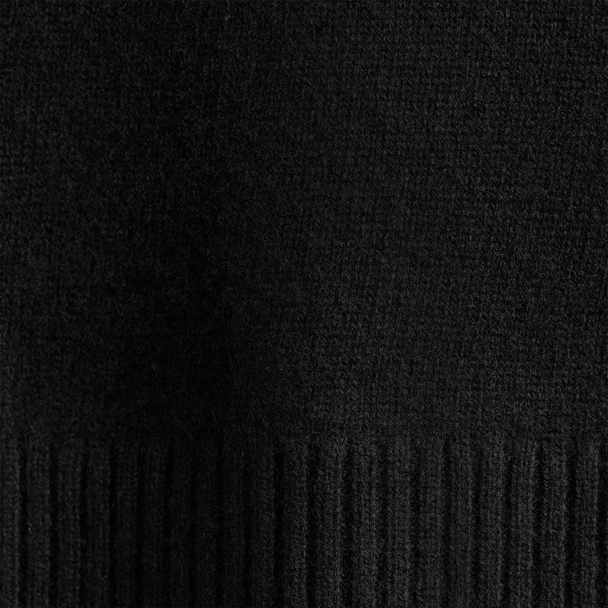 Recycled Cashmere Half Zip in Black | James Perse Los Angeles