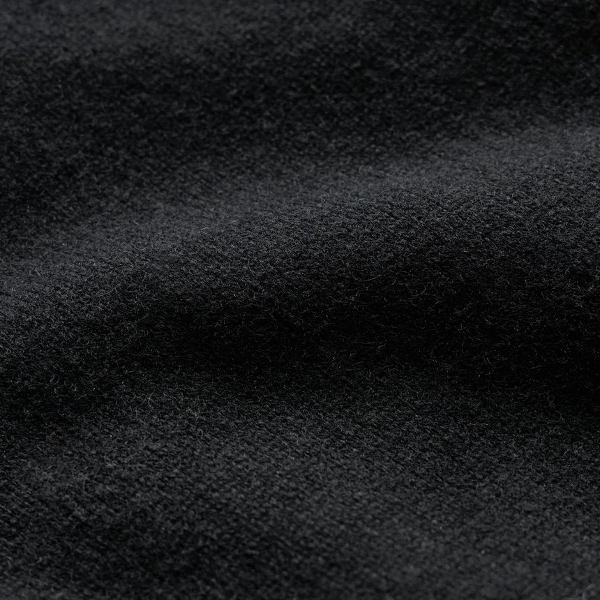 Rec Cashmere Shawl Collar Pullover in Black | James Perse Los Angeles