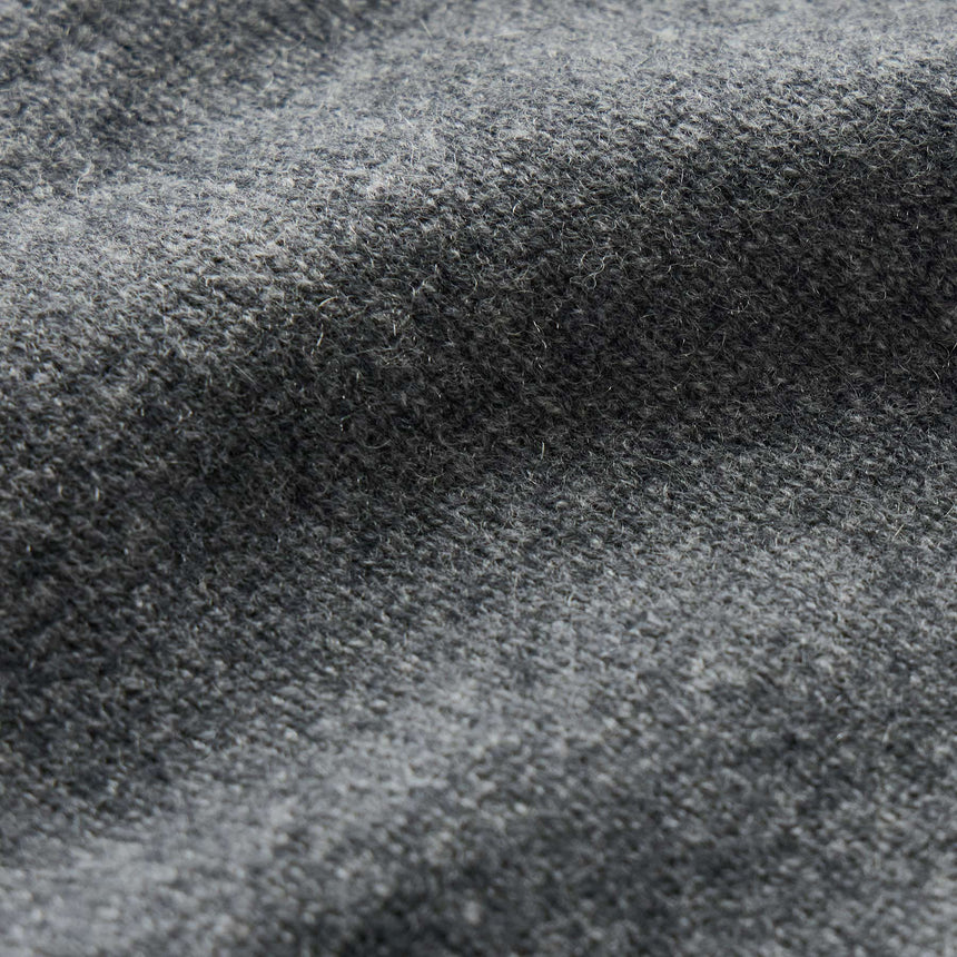 Rec Cashmere Shawl Collar Pullover in Flannel | James Perse Los Angeles