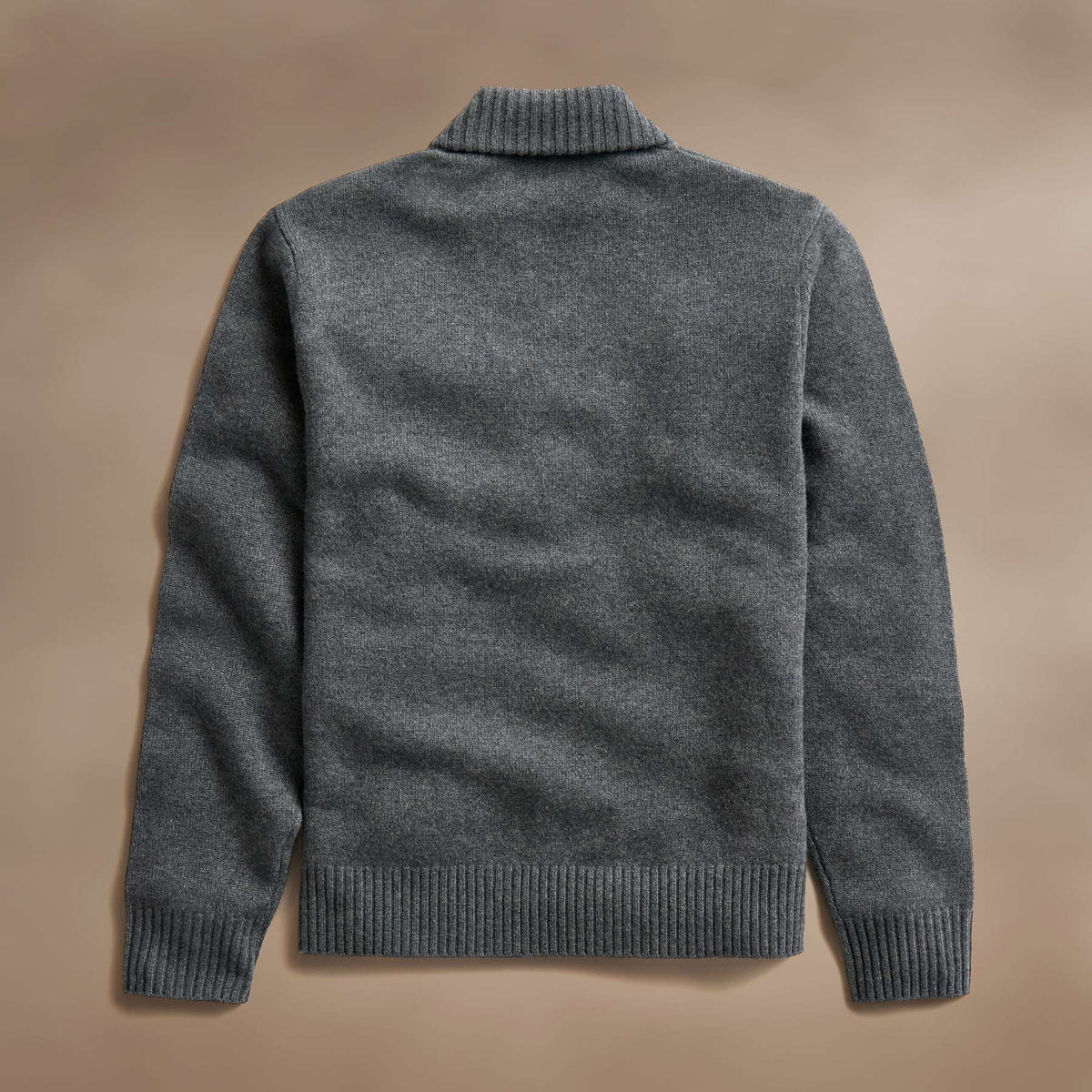 Rec Cashmere Shawl Collar Pullover in Flannel | James Perse Los Angeles