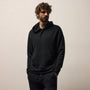 Recycled Cashmere Hooded Pullover in Black | James Perse Los Angeles